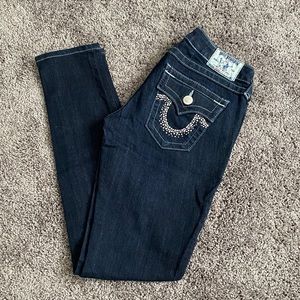 True Religion Rhinestone Skinny Jeans